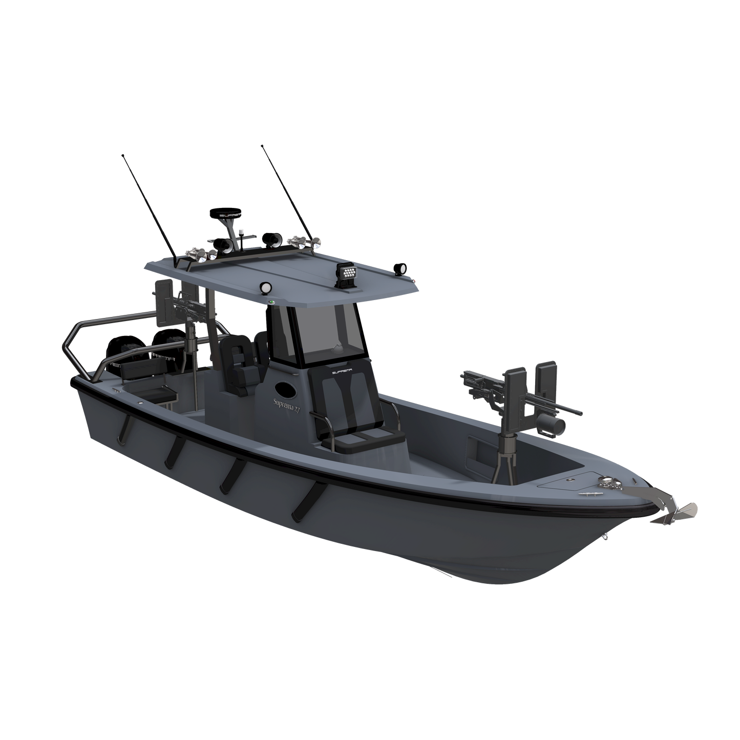 Suprema 27 Military Patrol Boat with Yamaha F250 Engine Set and Instruments