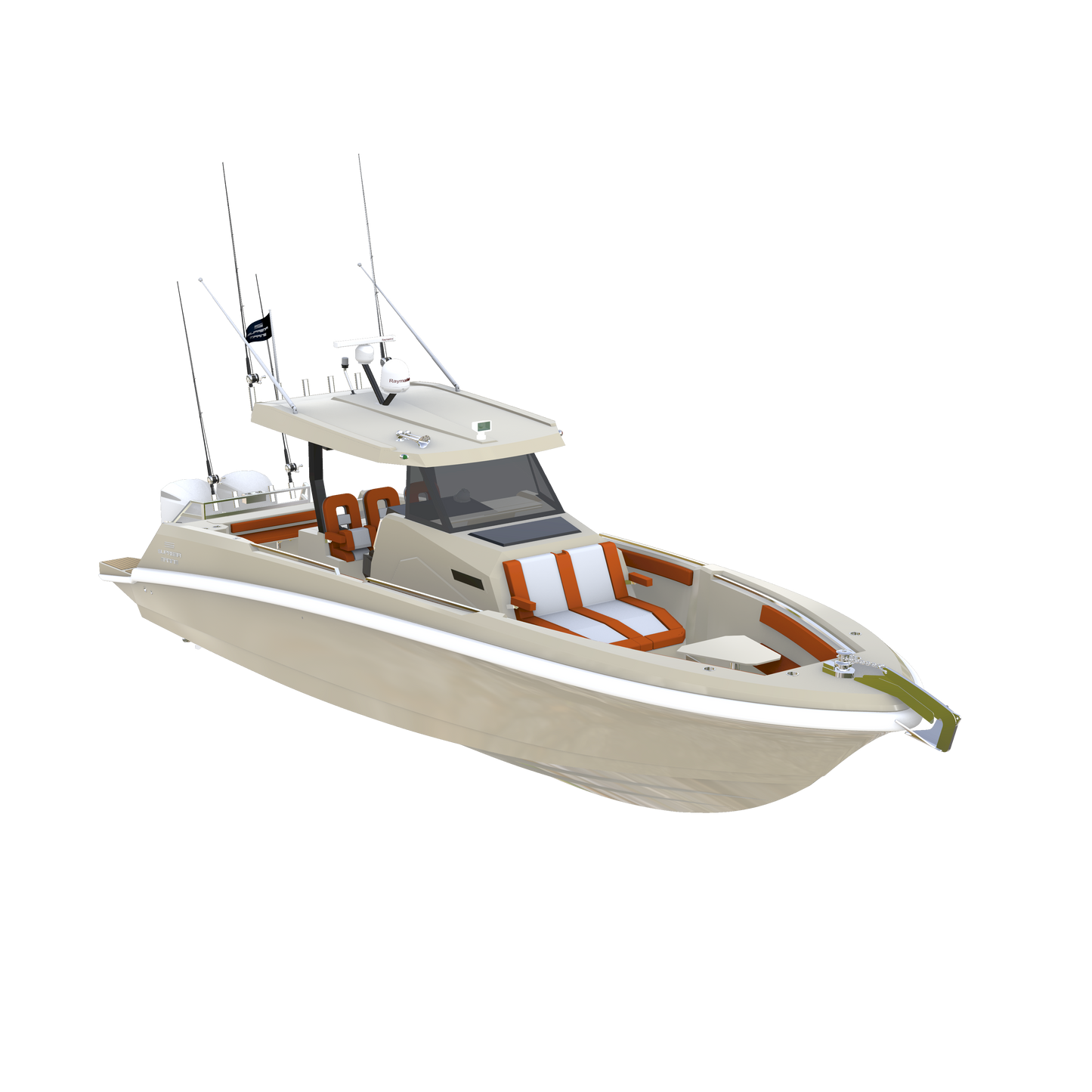 Suprema 36 Center Console - Large Console- Full Featured