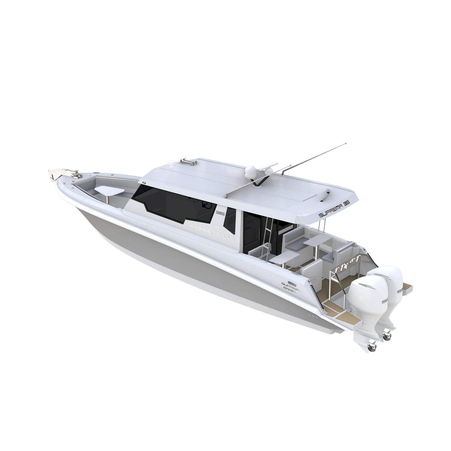 Suprema 36 Passenger Boat Hard-Top