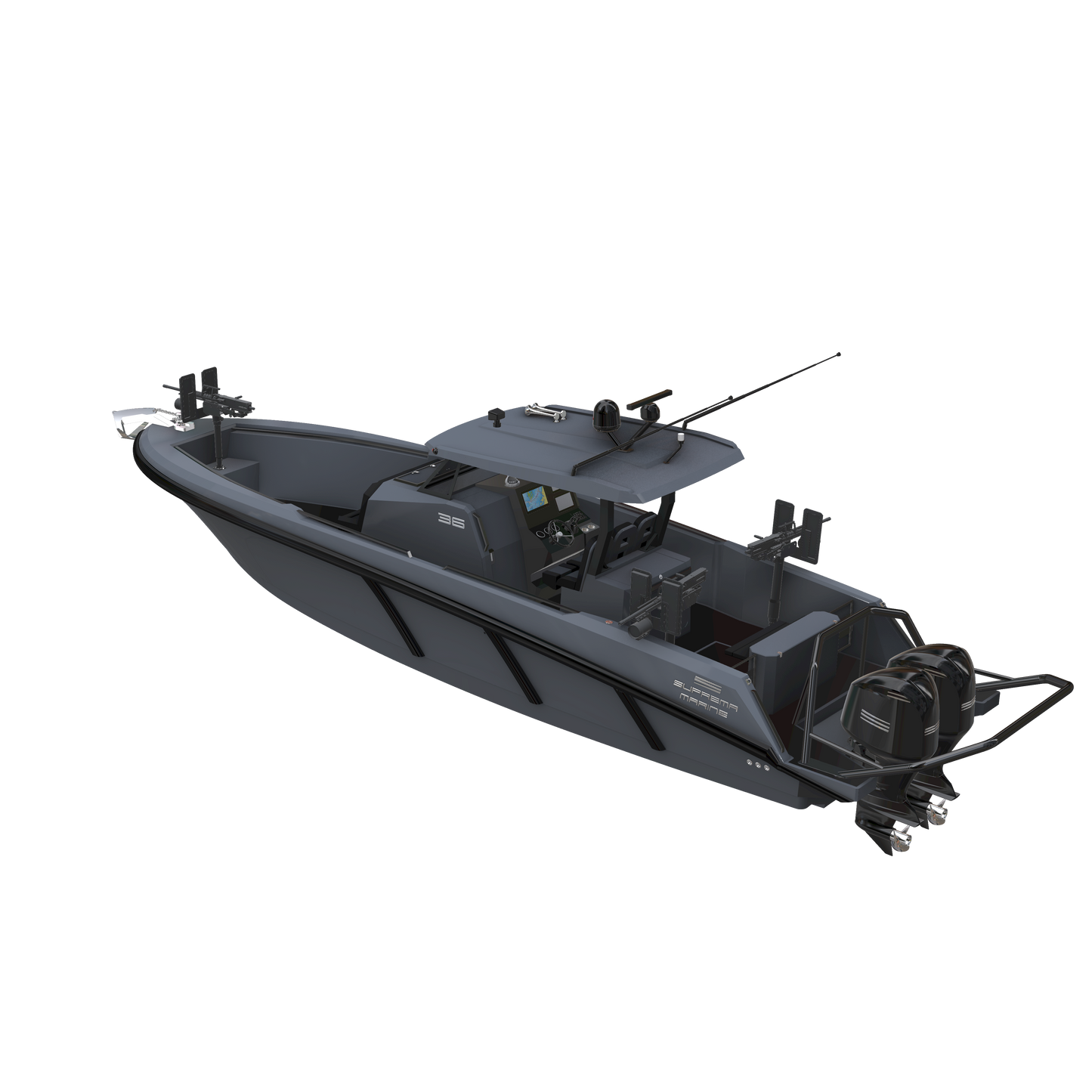 Suprema 36 Military Interceptor Boat
