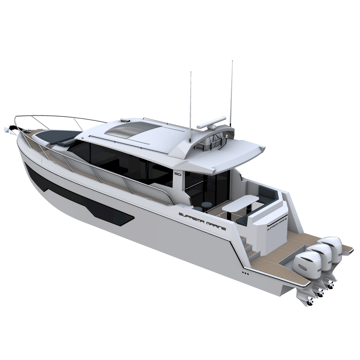 Suprema 50 Express Cruiser with Yamaha F425 Outboard