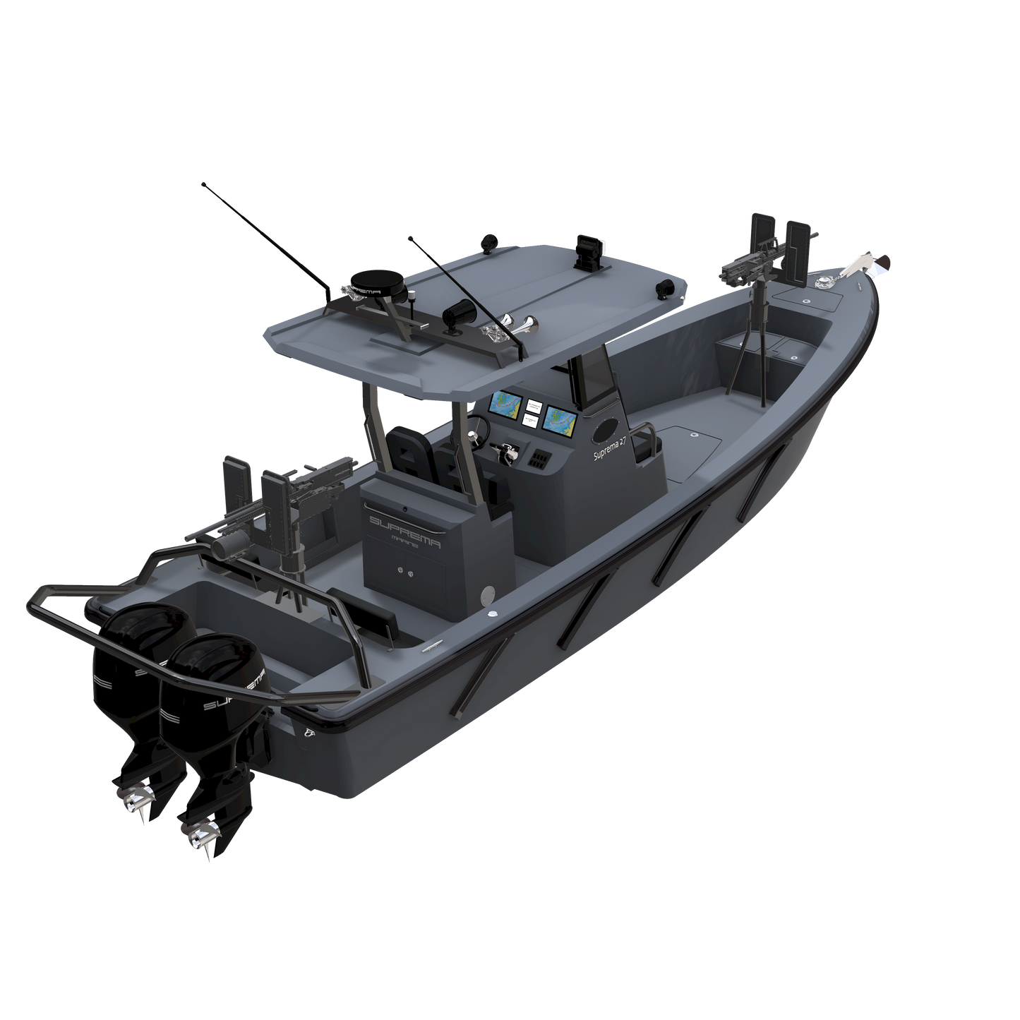 Suprema 27 Military Patrol Boat with Yamaha F250 Engine Set and Instruments