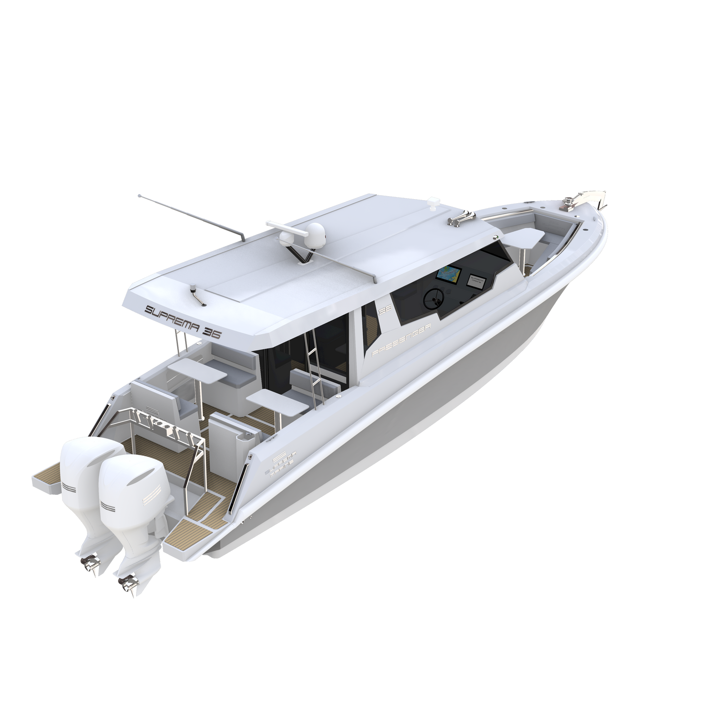 Suprema 36 Passenger Boat Hard-Top