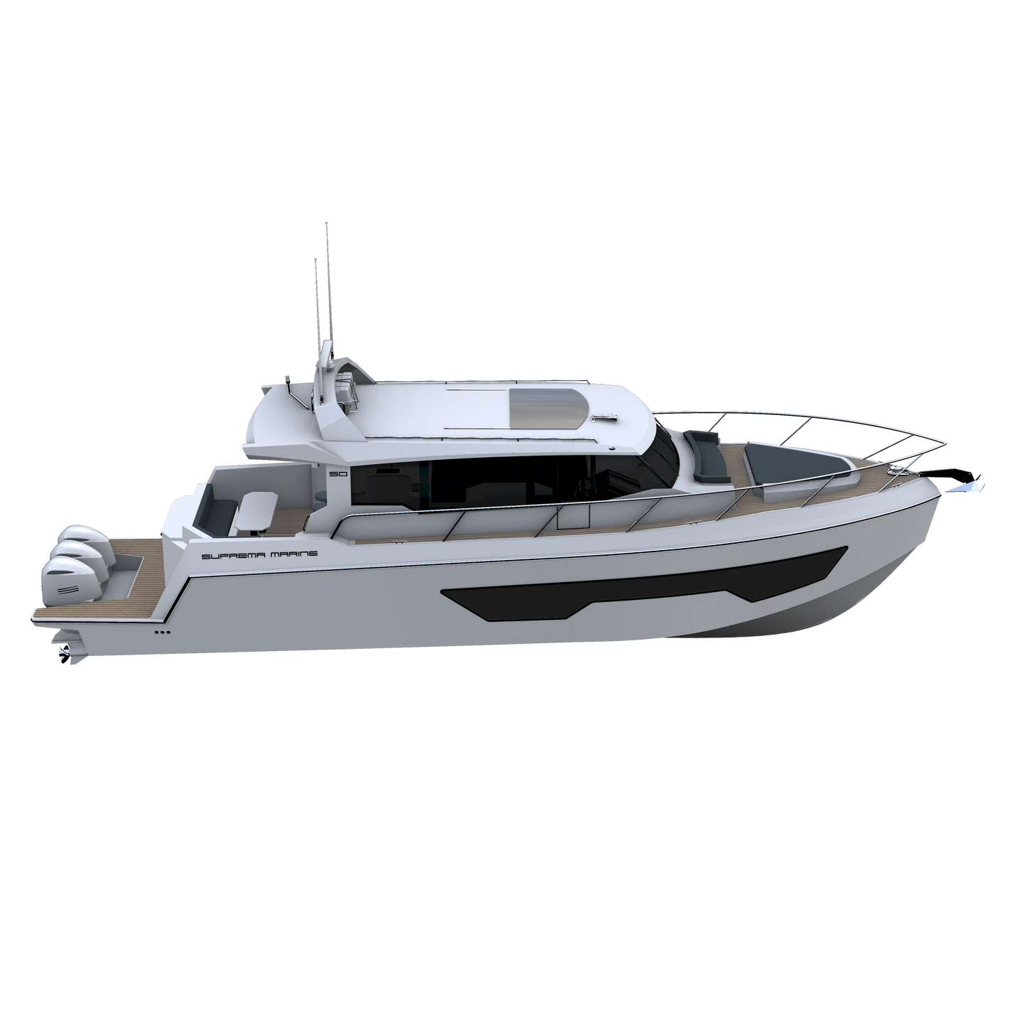 Suprema 50 Express Cruiser with Yamaha F425 Outboard