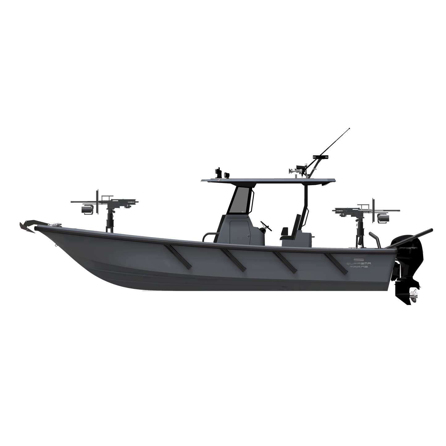 Suprema 27 Military Patrol Boat with Yamaha F250 Engine Set and Instruments