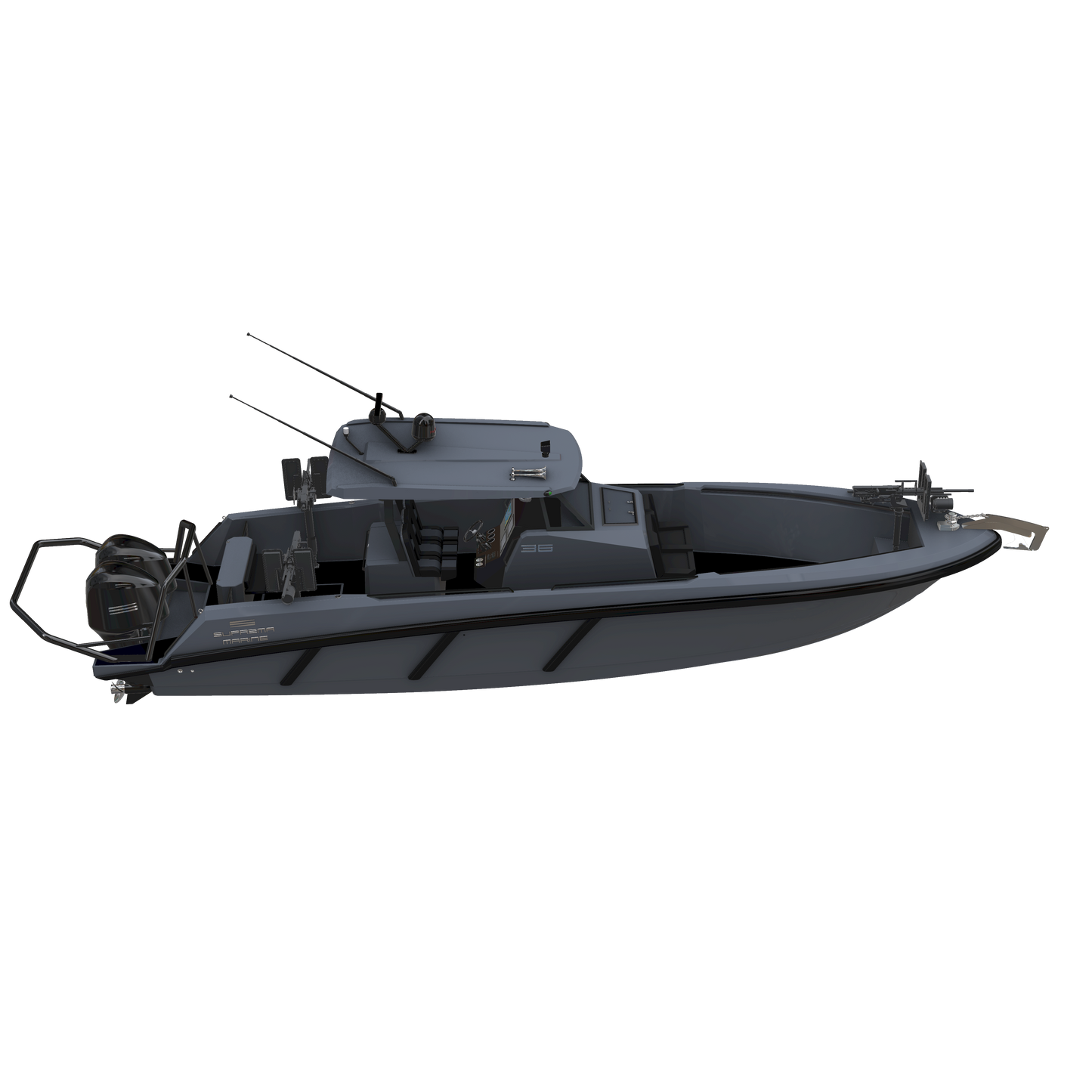 Suprema 36 Military Interceptor Boat