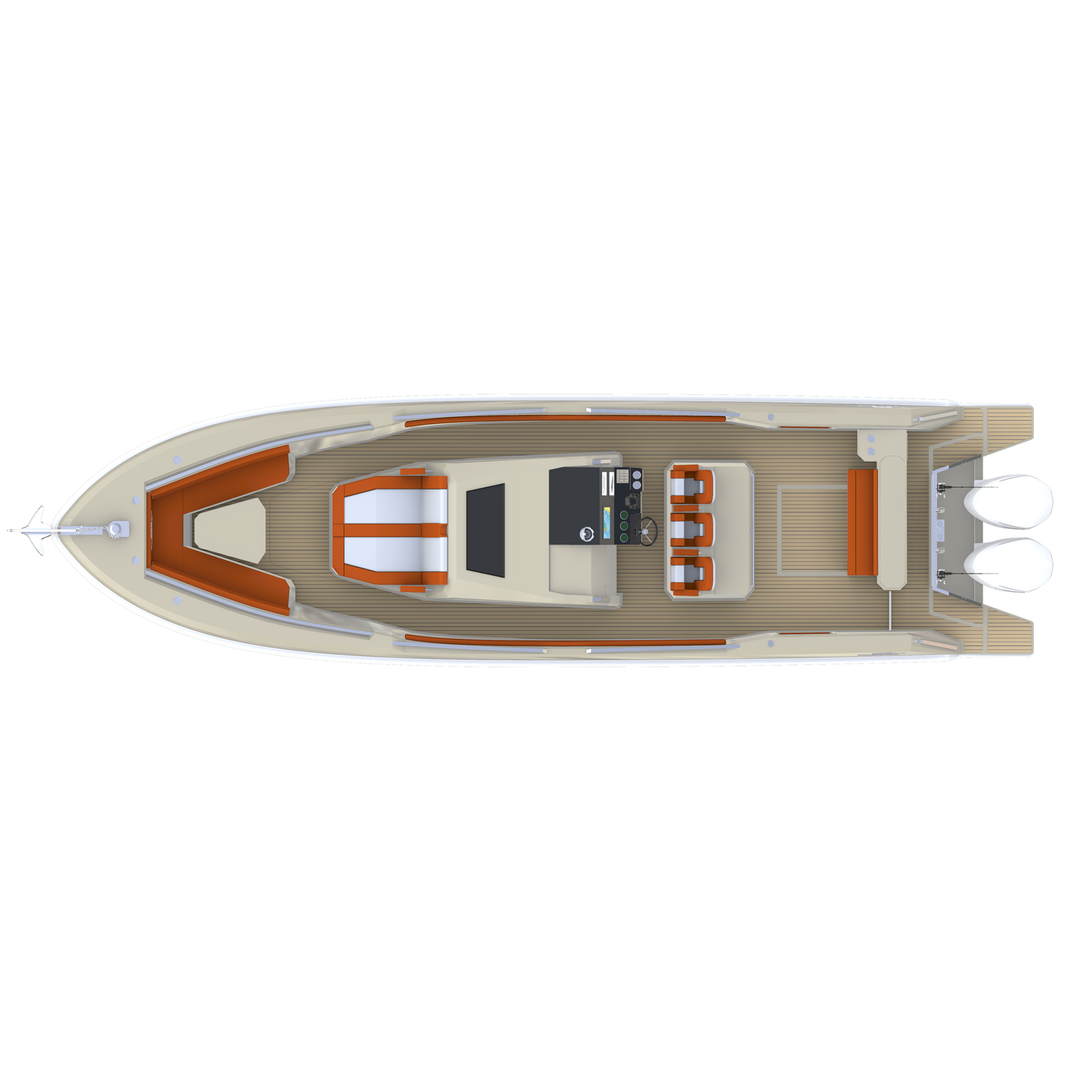 Suprema 36 Center Console - Large Console- Full Featured