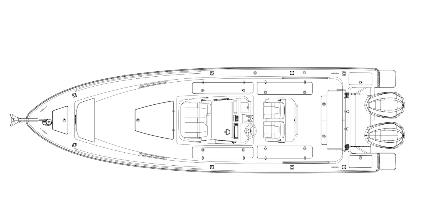Suprema 27 Explorer - Open Deck - Hard Top - Custom