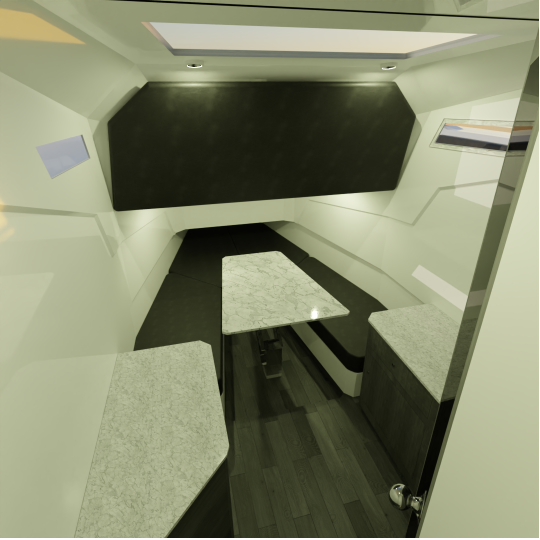 Suprema 36 Center Console - Large Console- Full Featured