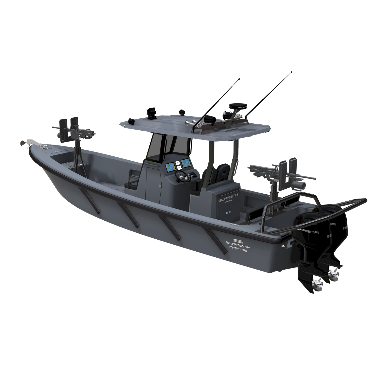 Suprema 27 Military Patrol Boat with Yamaha F250 Engine Set and Instruments