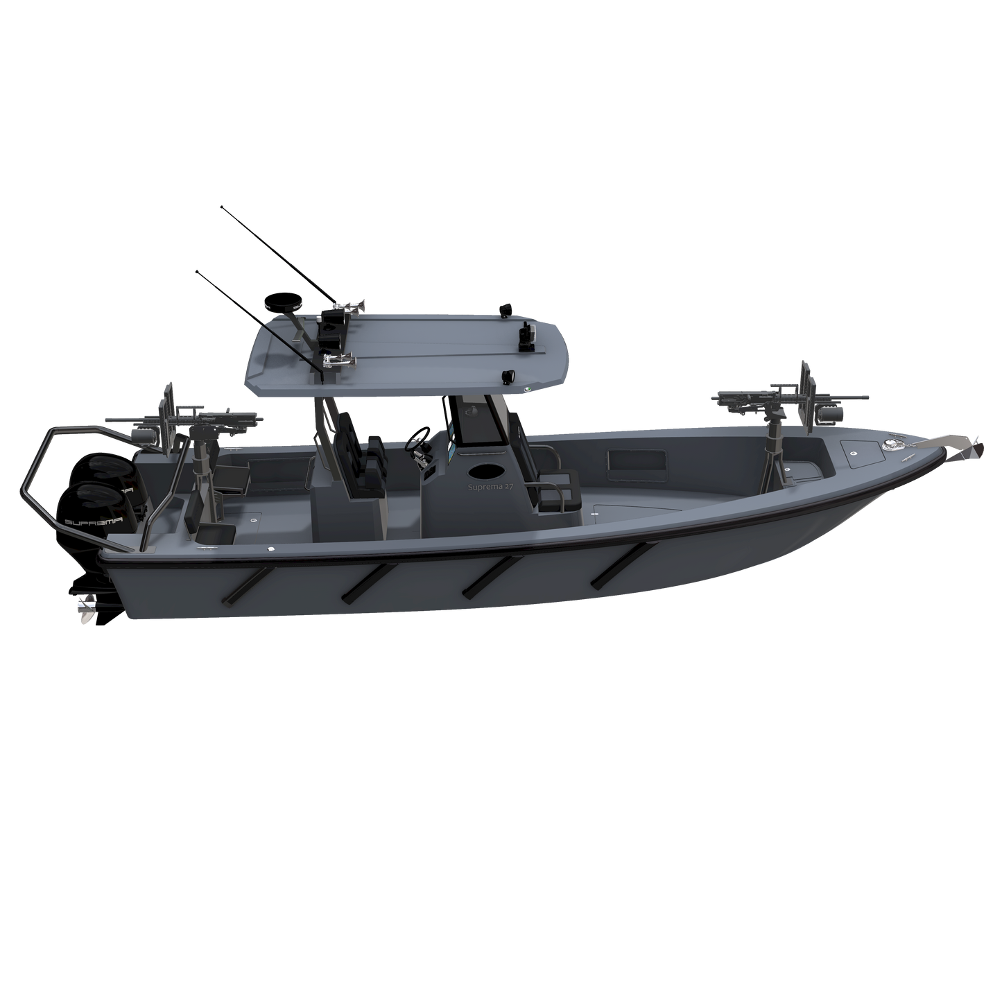 Suprema 27 Military Patrol Boat with Yamaha F250 Engine Set and Instruments