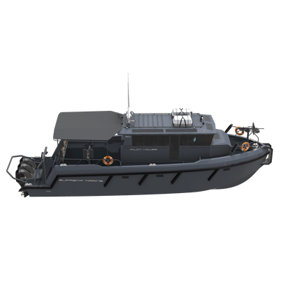 50 Military Pilot House with Yamaha 425 Outboard