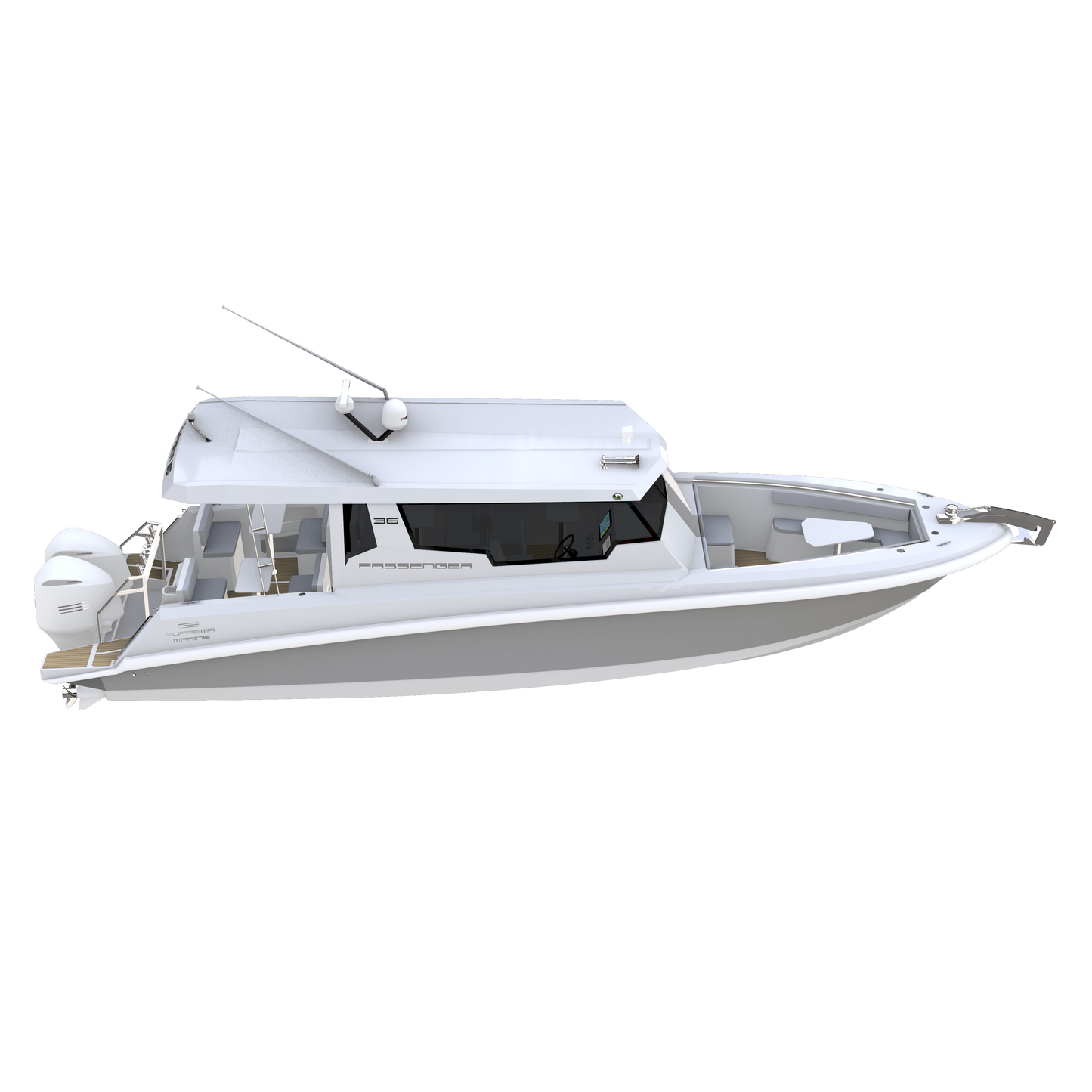 Suprema 36 Passenger Boat Hard-Top