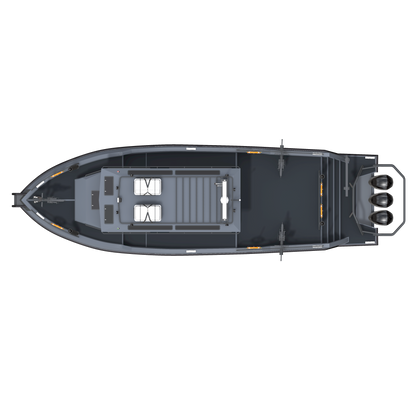 50 Military Pilot House with Yamaha 425 Outboard