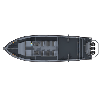 50 Military Pilot House with Yamaha 425 Outboard