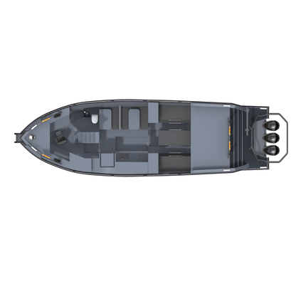 50 Military Pilot House with Yamaha 425 Outboard