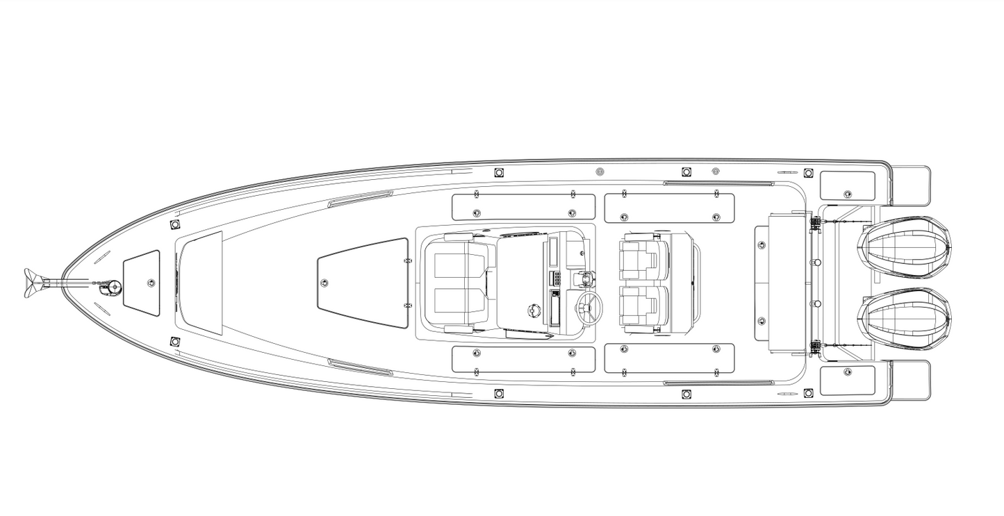 Suprema 27 Open Deck Hard Top Full Featured