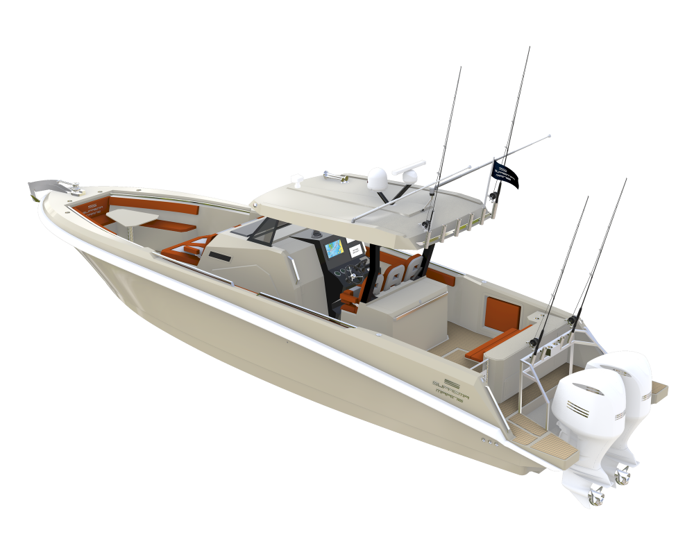 Suprema 36 Center Console - Large Console- Full Featured